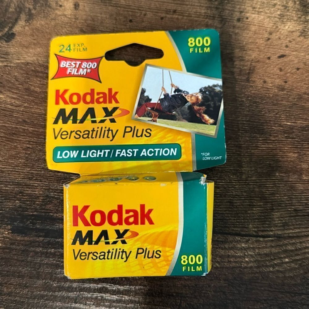 Vintage Almost  Kodak Max 800 24 Exp 35mm Film Expired 06/2007 ISO 800/30.‎